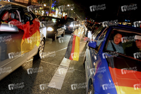 Autocorso nach dem Sieg im Finalspiel Deutschland gegen Argentinien, Berlin