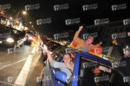 Autocorso nach dem Sieg im Finalspiel Deutschland gegen Argentinien, Berlin