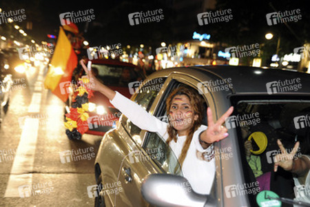 Autocorso nach dem Sieg im Finalspiel Deutschland gegen Argentinien, Berlin