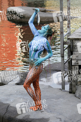 Tierpfleger / Zookeeper Bodypainting