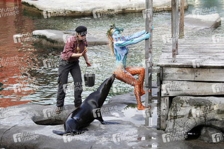 Tierpfleger / Zookeeper Bodypainting
