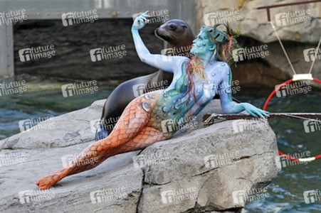 Tierpfleger / Zookeeper Bodypainting