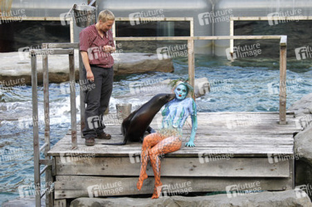 Tierpfleger / Zookeeper Bodypainting