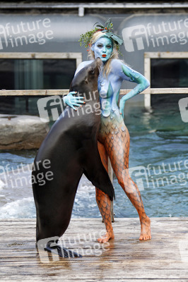 Tierpfleger / Zookeeper Bodypainting