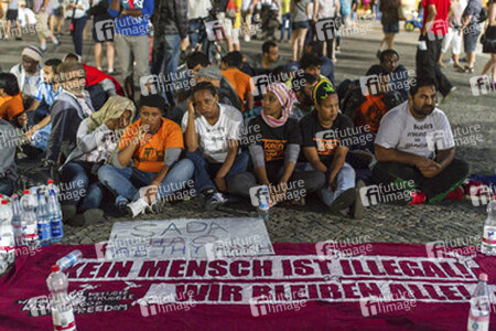 Hungerstreik vor dem Brandenburger Tor, Berlin