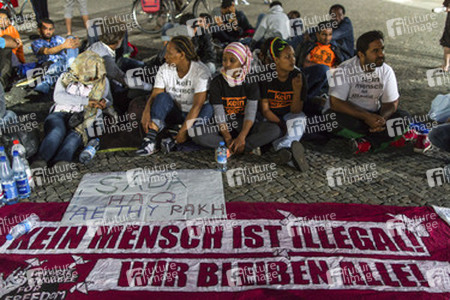 Hungerstreik vor dem Brandenburger Tor, Berlin