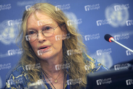 Mia Farrow Pressekonferenz, New York