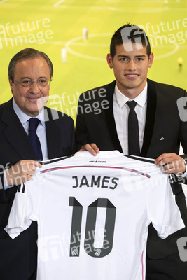 Real Madrid präsentiert James Rodriguez, Madrid