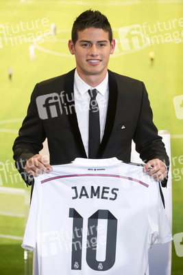 Real Madrid präsentiert James Rodriguez, Madrid