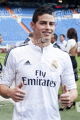 Real Madrid präsentiert James Rodriguez, Madrid