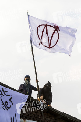 Hausbesetzung durch Aktivisten vom Rat der RÄ.P.U.B.L.I.K., Essen