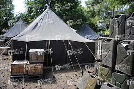 'Monuments Men - Ungewöhnliche Helden' Filmset im Filmstudio Babelsberg, Potsdam