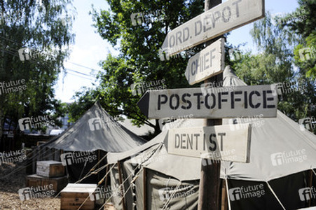 'Monuments Men - Ungewöhnliche Helden' Filmset im Filmstudio Babelsberg, Potsdam