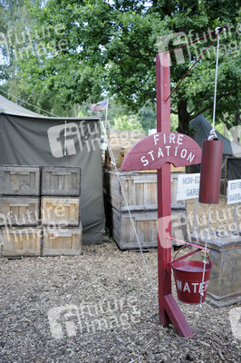 'Monuments Men - Ungewöhnliche Helden' Filmset im Filmstudio Babelsberg, Potsdam