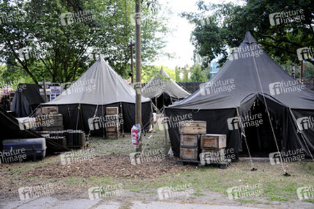 'Monuments Men - Ungewöhnliche Helden' Filmset im Filmstudio Babelsberg, Potsdam