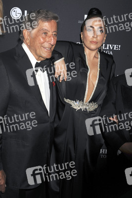 Tony Bennett und Lady Gaga 'Cheek To Cheek' Aufzeichung, New York