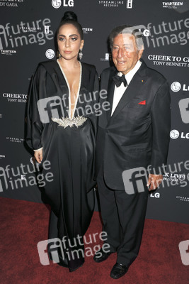 Tony Bennett und Lady Gaga 'Cheek To Cheek' Aufzeichung, New York