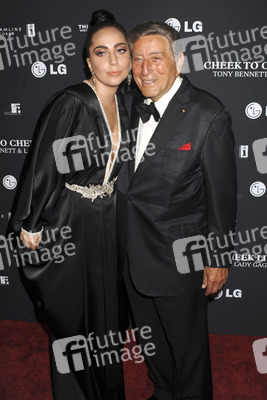 Tony Bennett und Lady Gaga 'Cheek To Cheek' Aufzeichung, New York