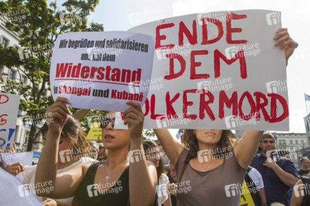 Demonstration der Jesiden, Berlin