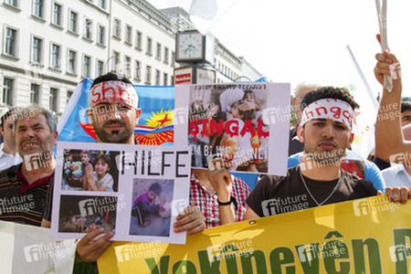 Demonstration der Jesiden, Berlin