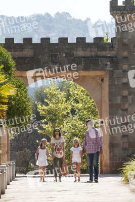 Die spanische Königsfamilie besucht Sierra de Tramuntana, Mallorca