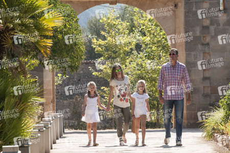 Die spanische Königsfamilie besucht Sierra de Tramuntana, Mallorca