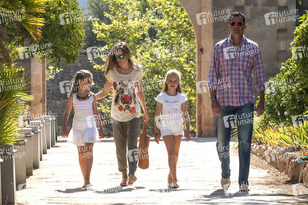 Die spanische Königsfamilie besucht Sierra de Tramuntana, Mallorca