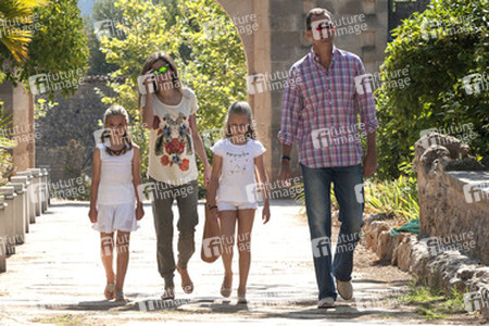 Die spanische Königsfamilie besucht Sierra de Tramuntana, Mallorca