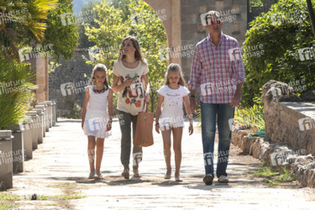 Die spanische Königsfamilie besucht Sierra de Tramuntana, Mallorca