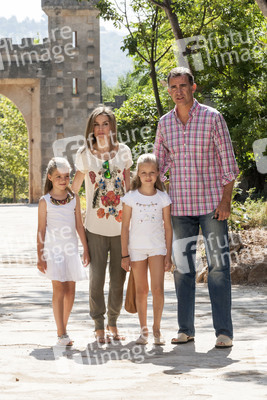 Die spanische Königsfamilie besucht Sierra de Tramuntana, Mallorca