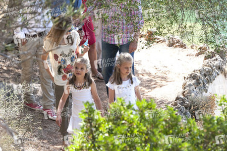 Die spanische Königsfamilie besucht Sierra de Tramuntana, Mallorca