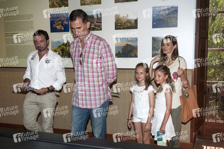 Die spanische Königsfamilie besucht Sierra de Tramuntana, Mallorca