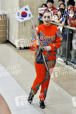 Ankunft von Lady Gaga, Seoul