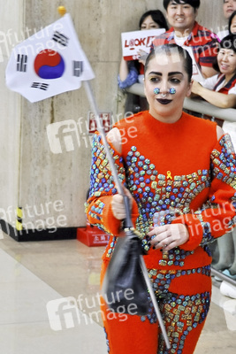 Ankunft von Lady Gaga, Seoul