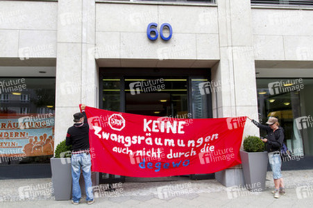 'Zwangsräumung stoppen' Aktion, Berlin