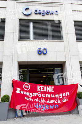 'Zwangsräumung stoppen' Aktion, Berlin