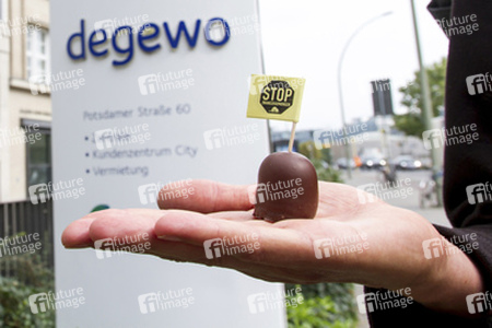 'Zwangsräumung stoppen' Aktion, Berlin