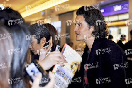 nkunft von Orlando Bloom, Tokio