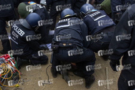 Flüchtlinge protestieren am Kreuzberger Oranienplatz, Berlin