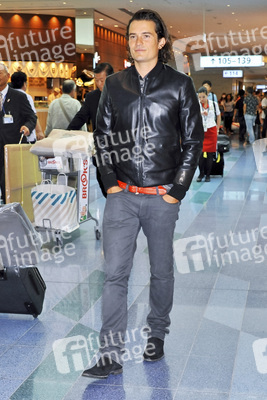Orlando Bloom am Flughafen, Tokio