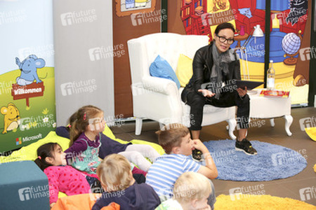 Sonja Kirchberger trifft Berliner Kinder 'Unter der Leselampe', Berlin