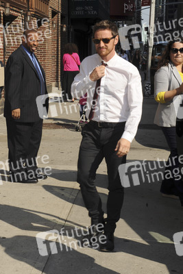 James McAvoy bei der 'Late Show with David Letterman', New York