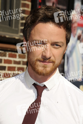 James McAvoy bei der 'Late Show with David Letterman', New York