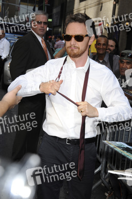 James McAvoy bei der 'Late Show with David Letterman', New York