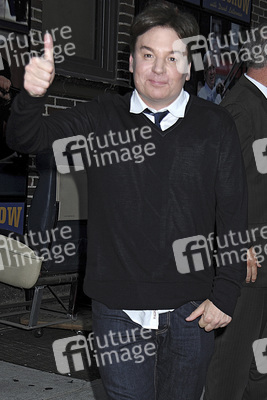 Mike Myers Visits 'Late Show With David Letterman', New York