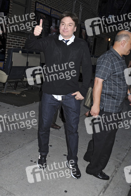 Mike Myers Visits 'Late Show With David Letterman', New York