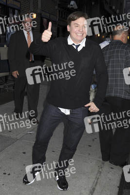 Mike Myers Visits 'Late Show With David Letterman', New York