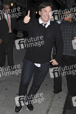 Mike Myers Visits 'Late Show With David Letterman', New York