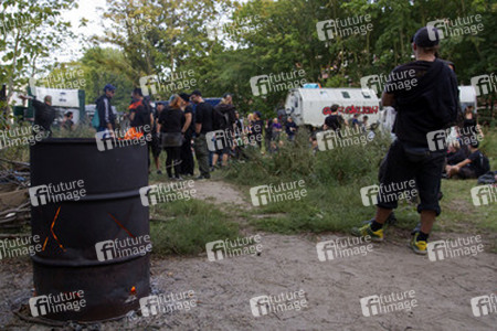 Treffen der Hausbesetzerszene im Rahmen der 'Squatting Days', Hamburg