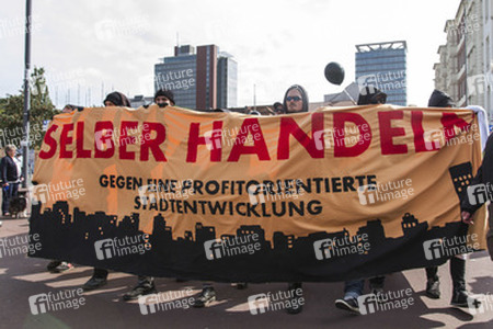 Hausbesetzer-Demo auf St. Pauli, Hamburg